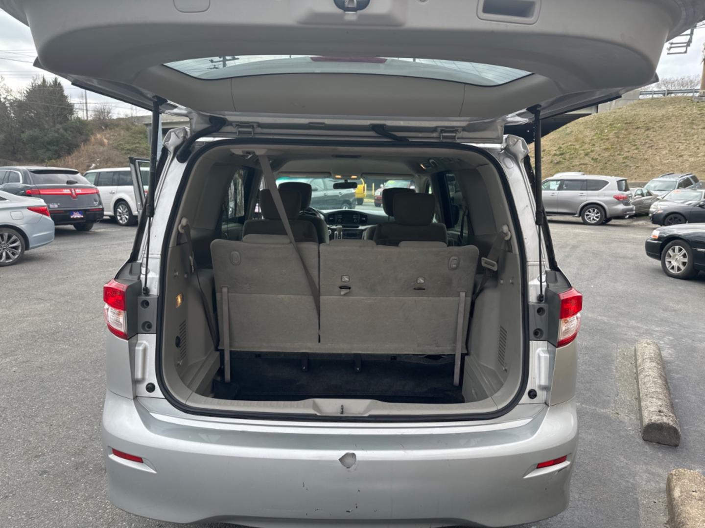 2012 Silver Nissan Quest 3.5 S (JN8AE2KP9C9) with an 3.5L V6 DOHC 24V engine, Continuously Variable Transmission transmission, located at 5700 Curlew Drive, Norfolk, VA, 23502, (757) 455-6330, 36.841885, -76.209412 - Photo#10